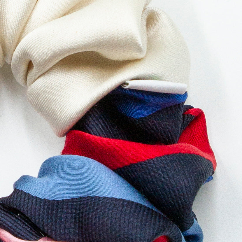 Colorblock scrunchie Vrolijke Vinny