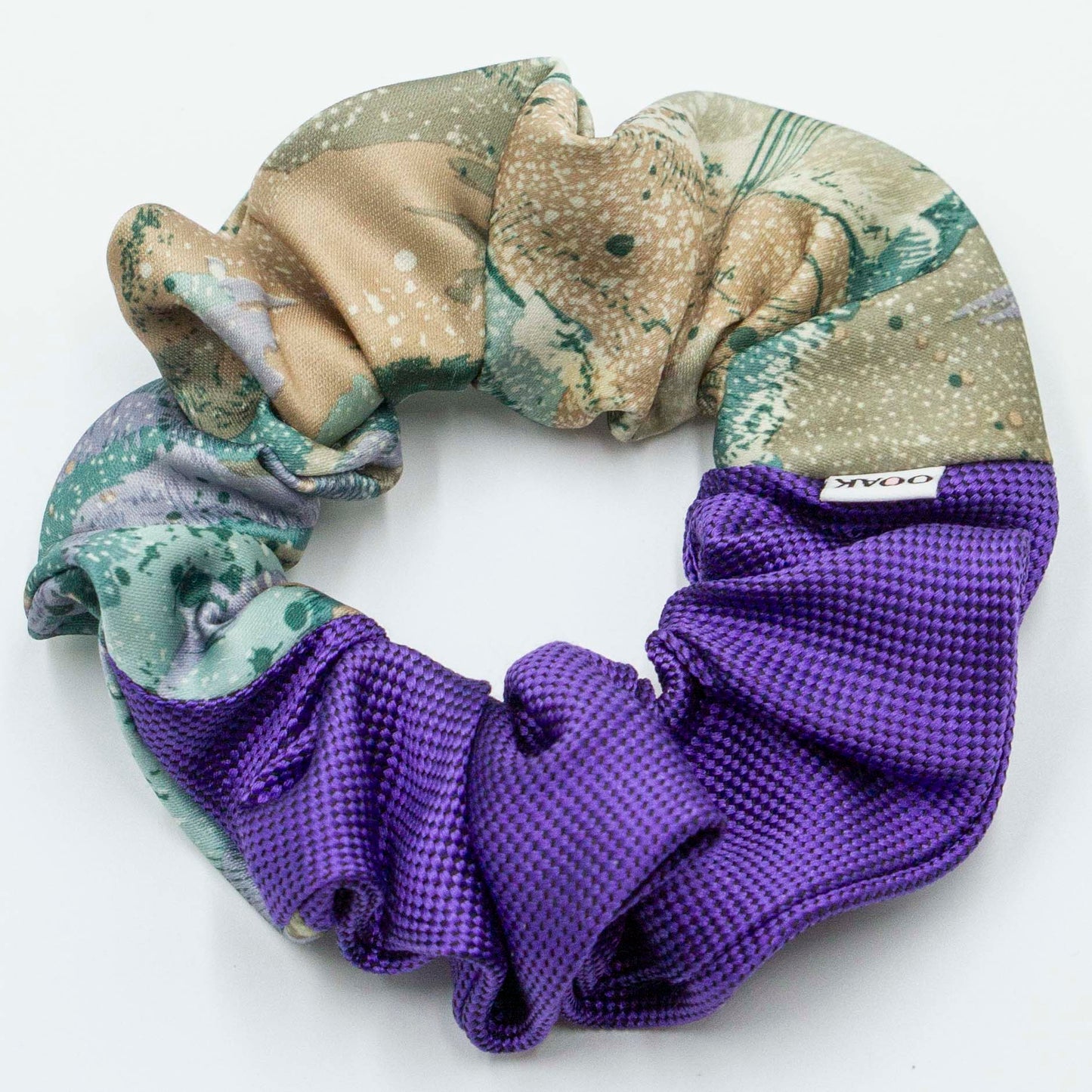 Colorblock scrunchie Koos Kunstig