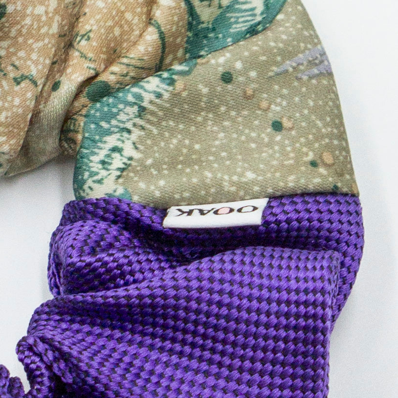 Colorblock scrunchie Koos Kunstig