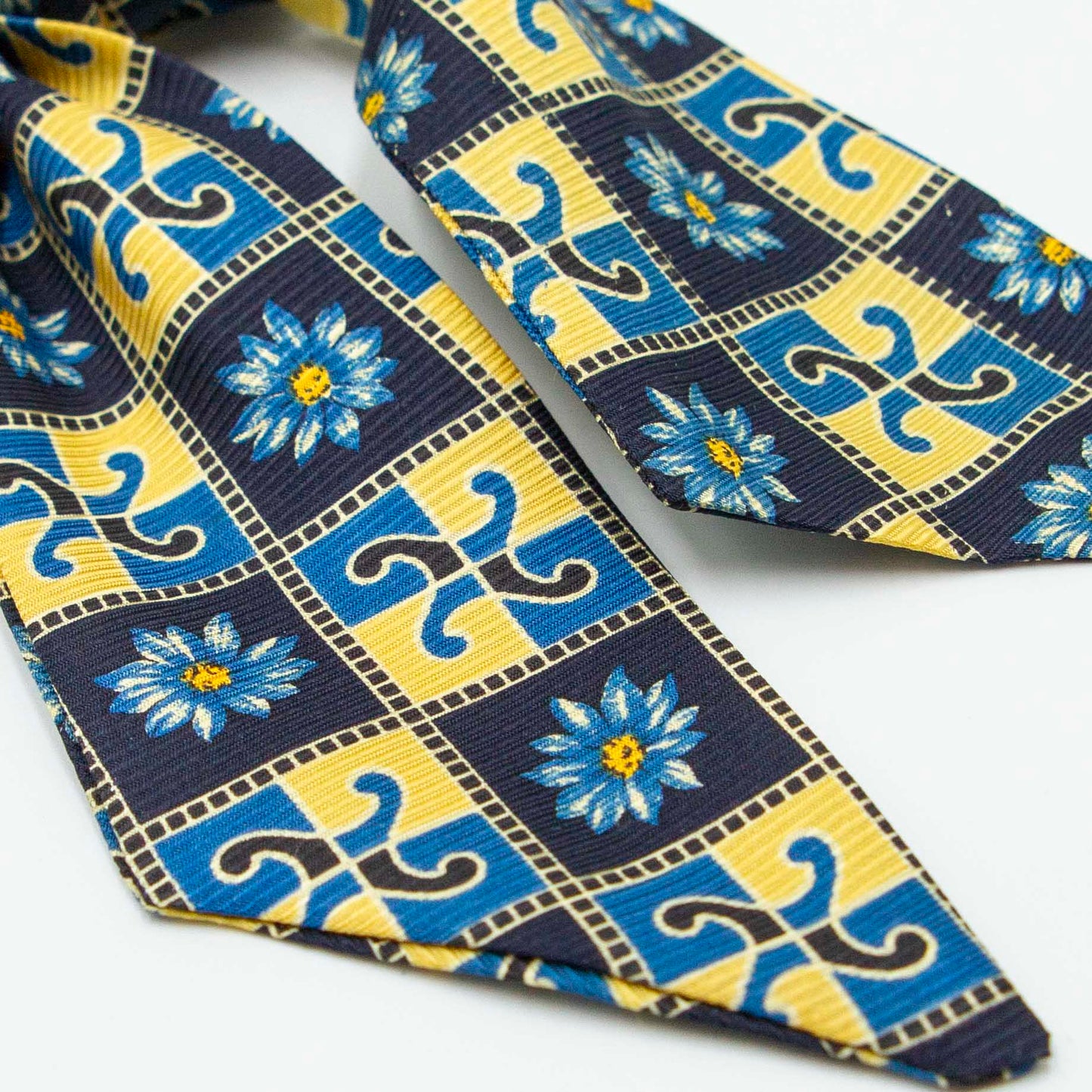 Scrunchie met lint Blokkige Boris