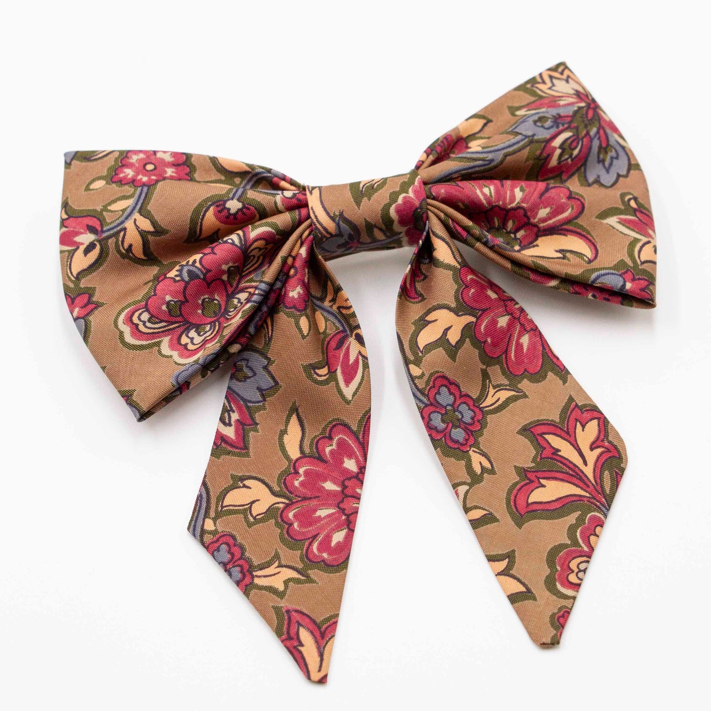 Hair bow with ribbon Floris Flower