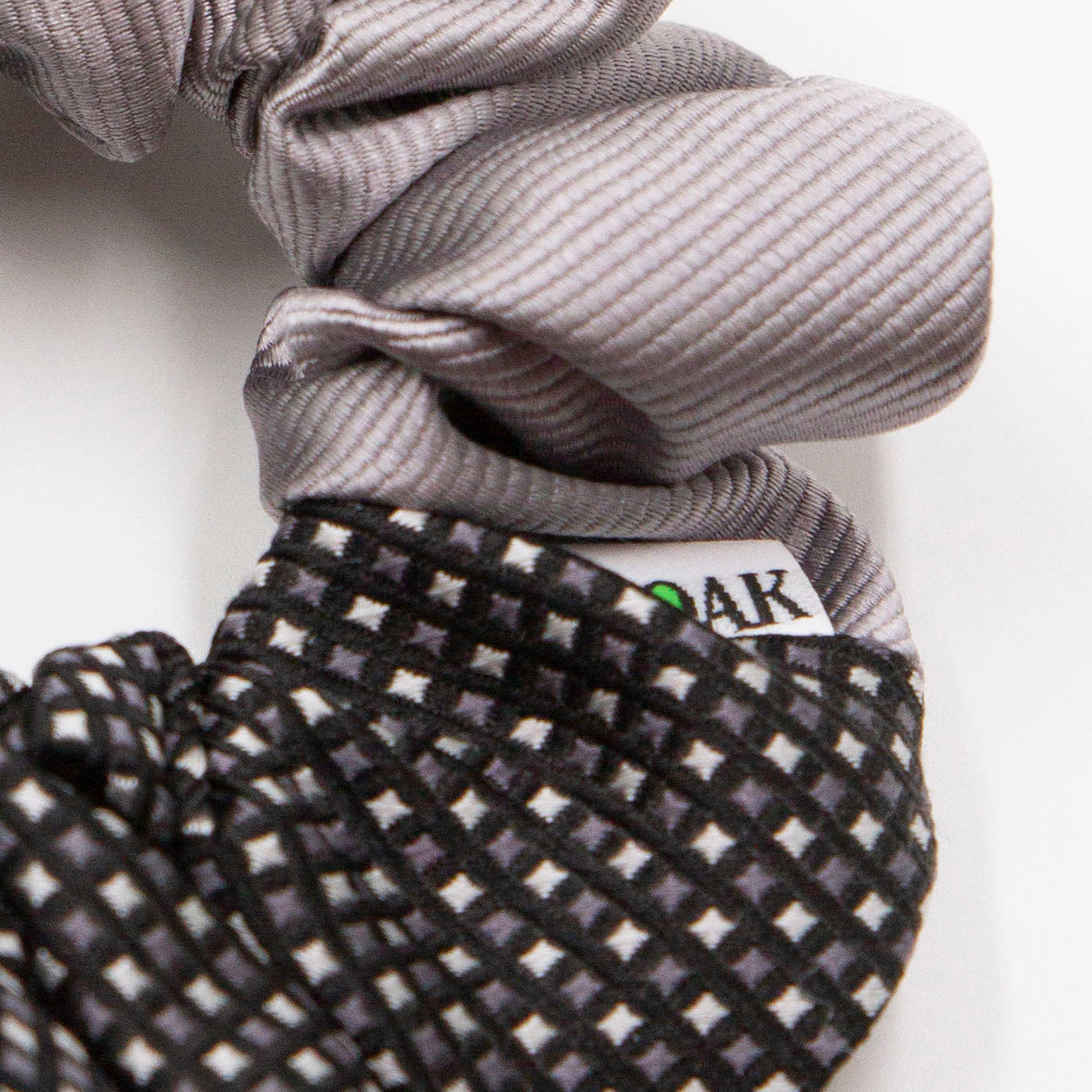 Colorblock scrunchie Ziggy Black