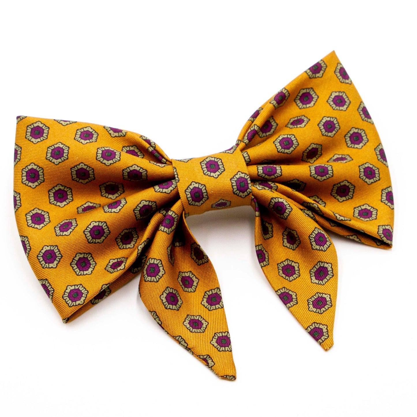 Hair bow with ribbon Ollie Ocher