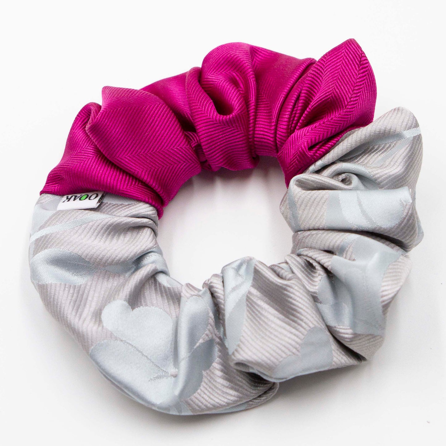 Colorblock scrunchie Frans Fuchsia