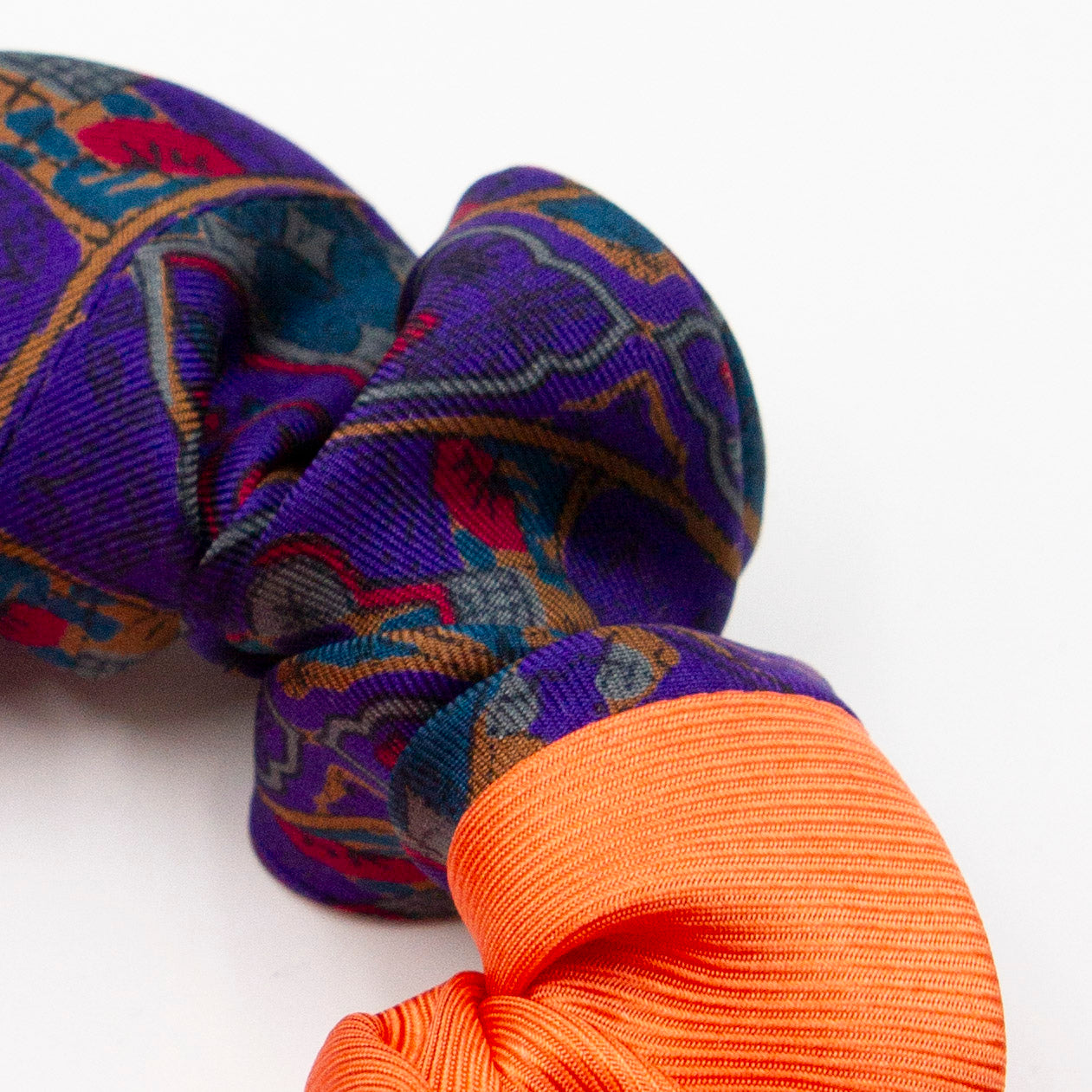 Colorblock scrunchie Kareltje Knal