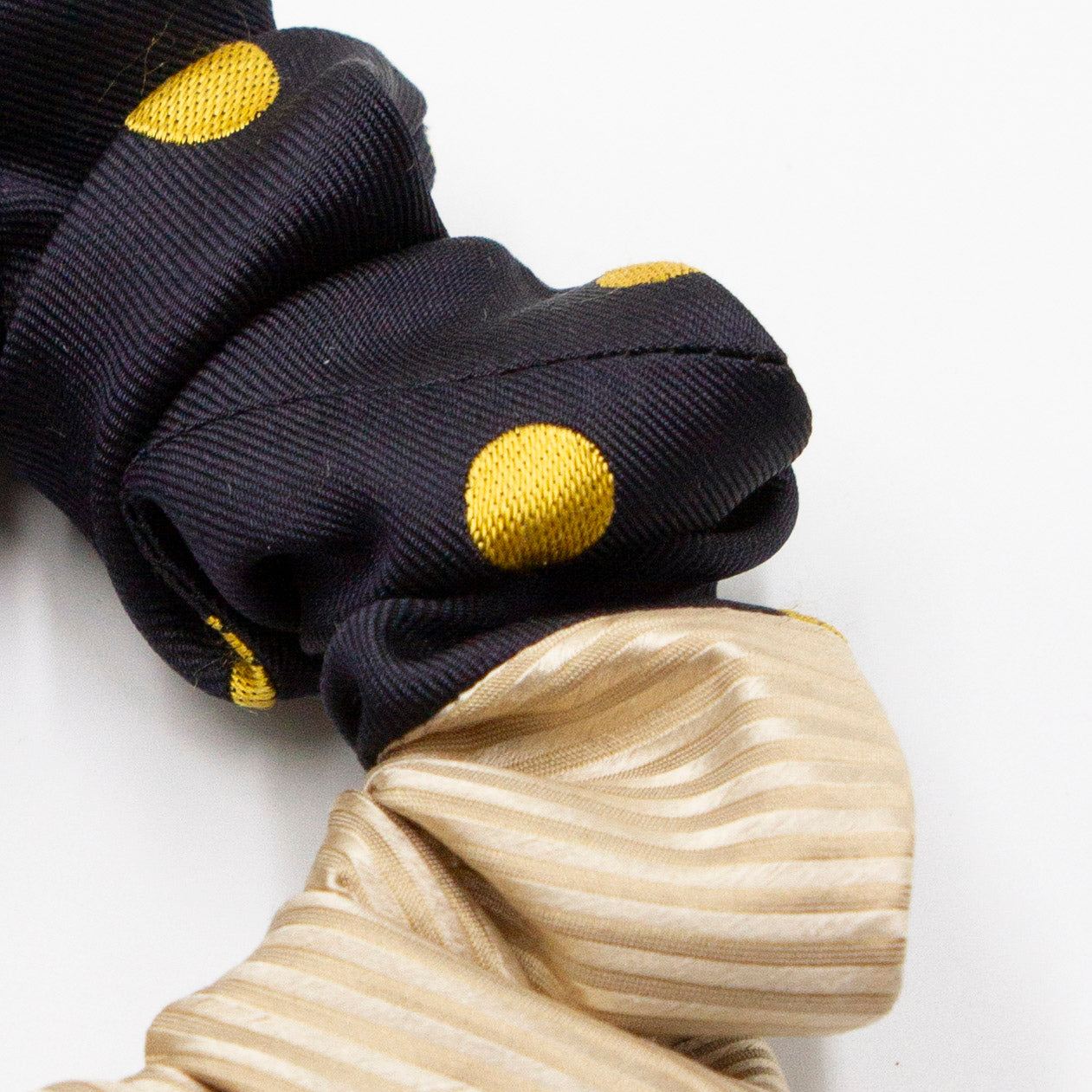 Colorblock scrunchie Steef Stippel