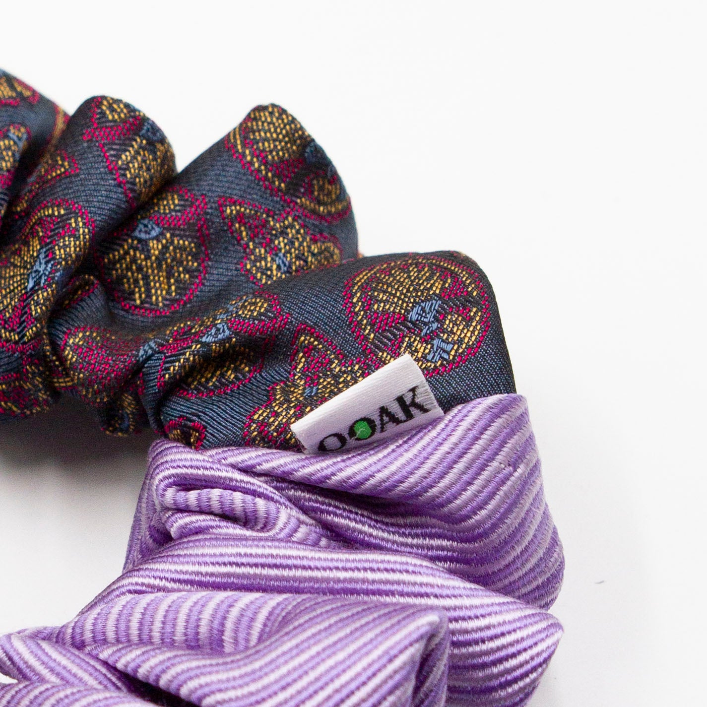 Colorblock scrunchie Sierlijke Siep