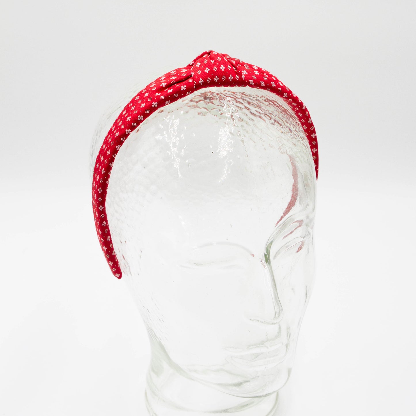 River Red – Diadeem haarband met knoop