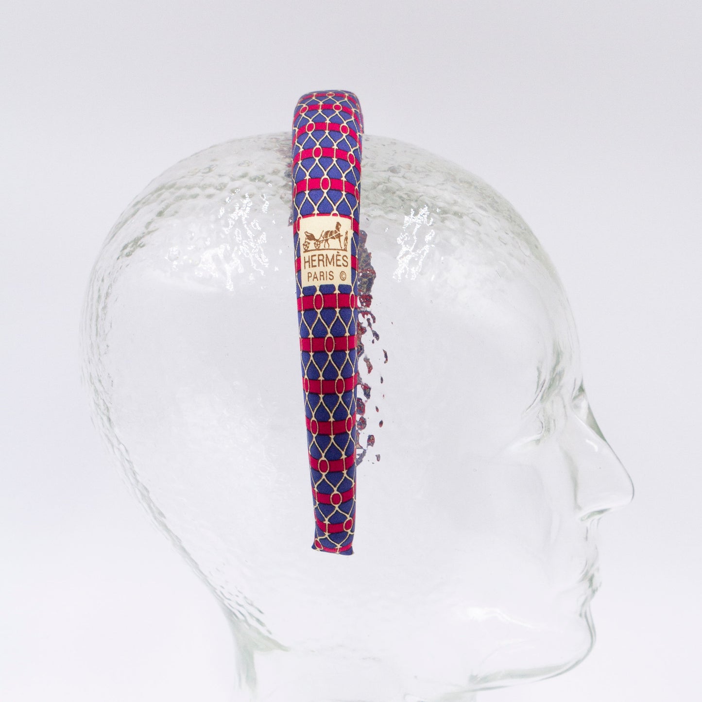 Blue Hermès – Designer diadeem haarband