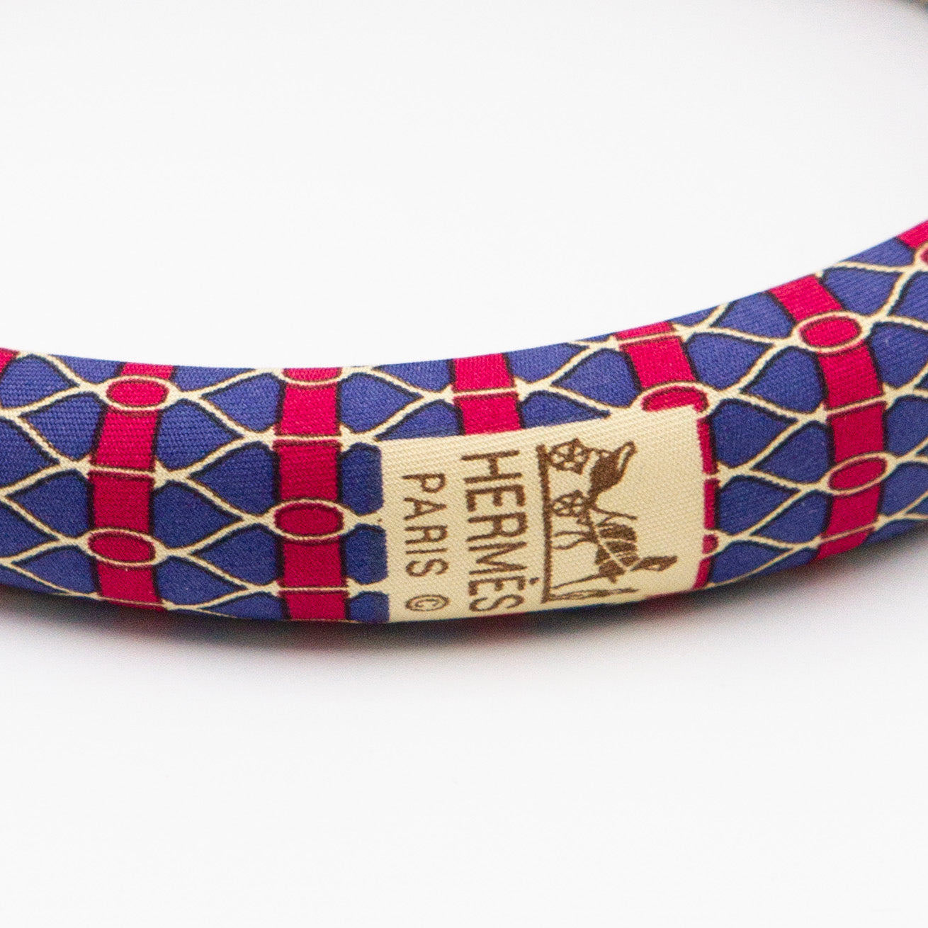 Blue Hermès – Designer diadeem haarband