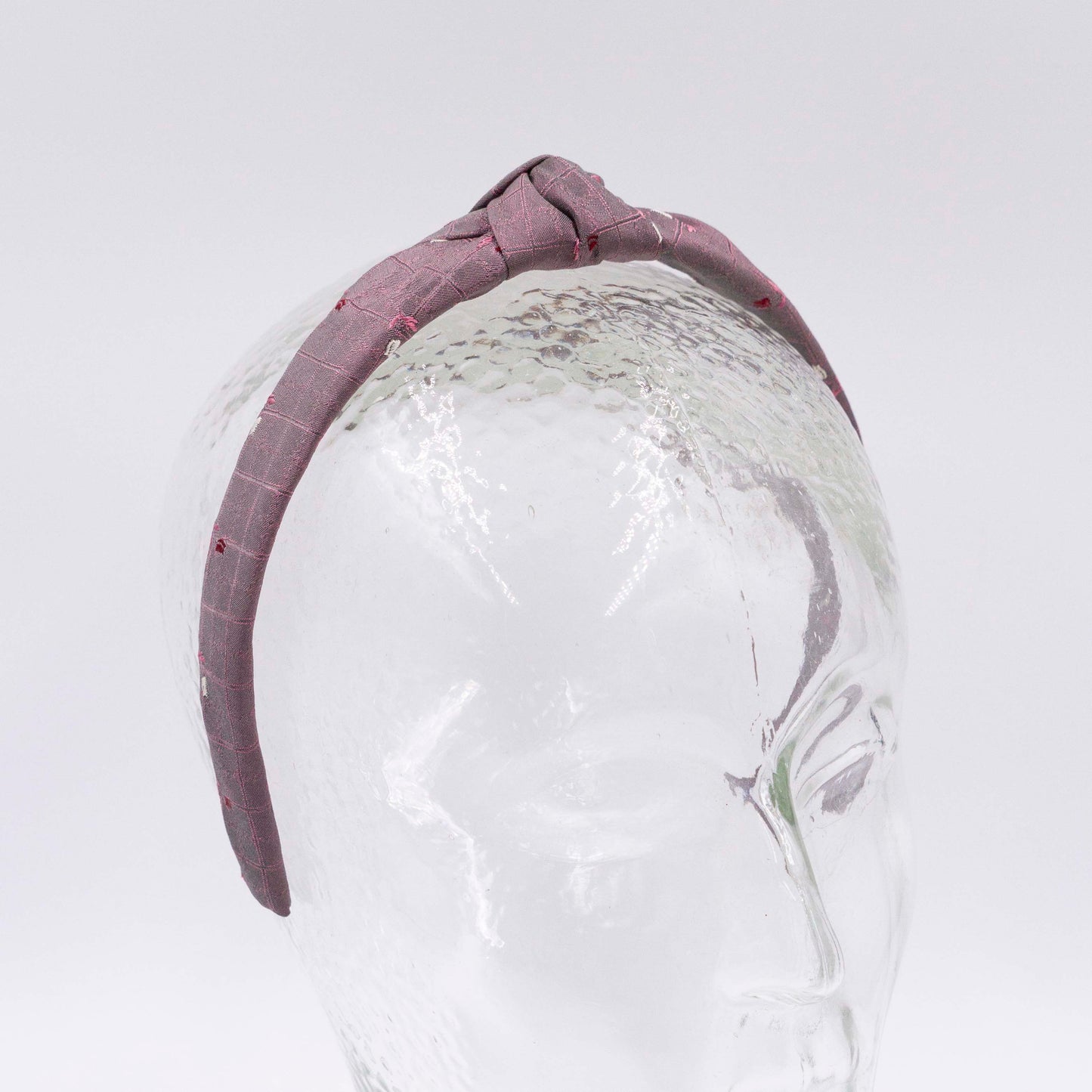 Moos Mauve – Diadeem haarband met knoop