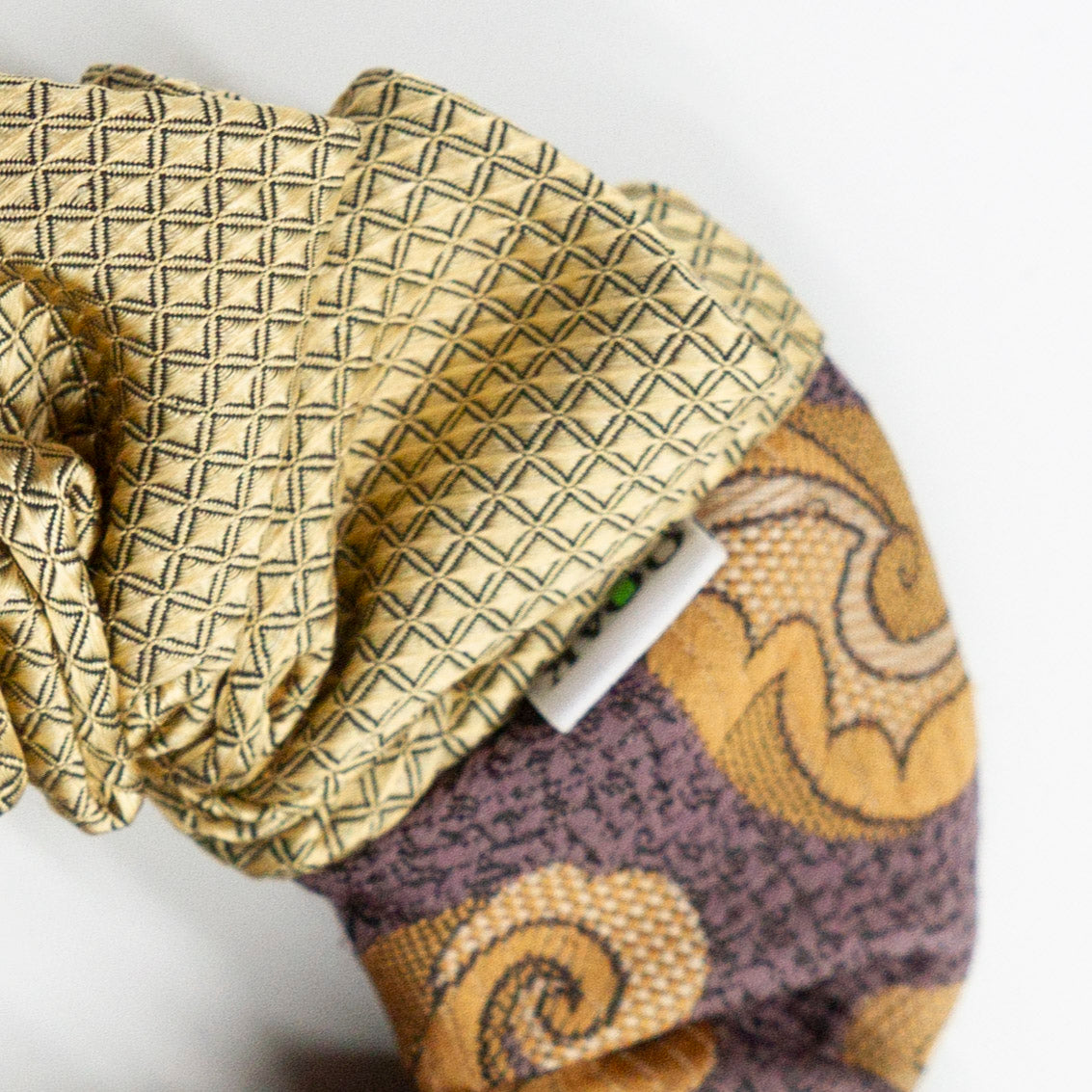 Colorblock scrunchie William Warm
