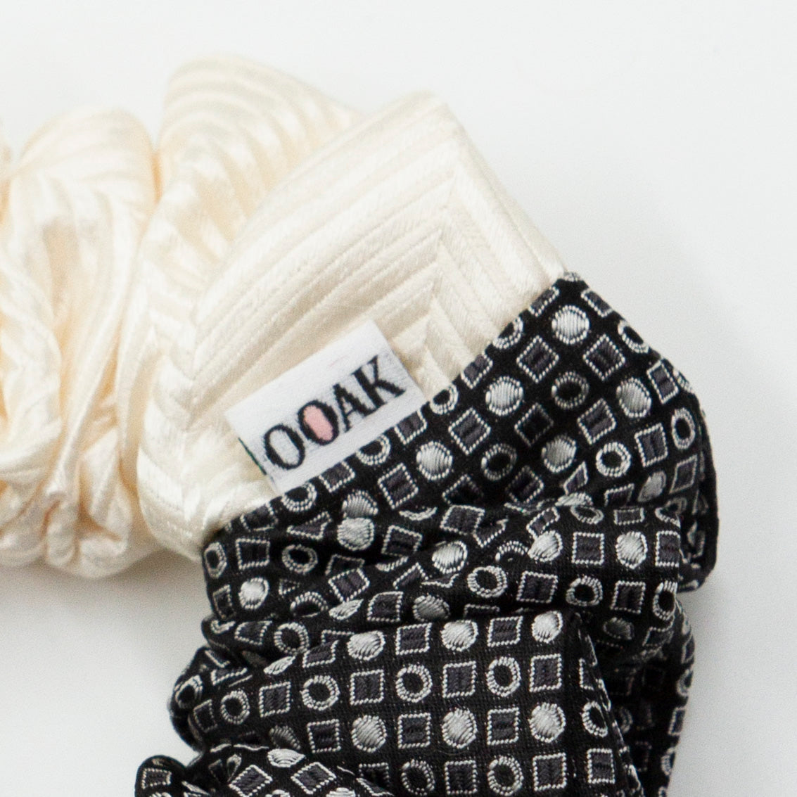 Colorblock scrunchie Phill Plain