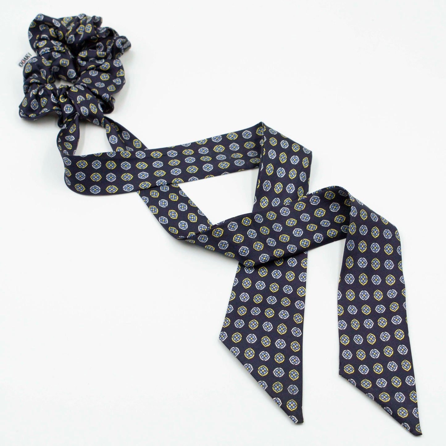 Scrunchie met lint Borry Blue