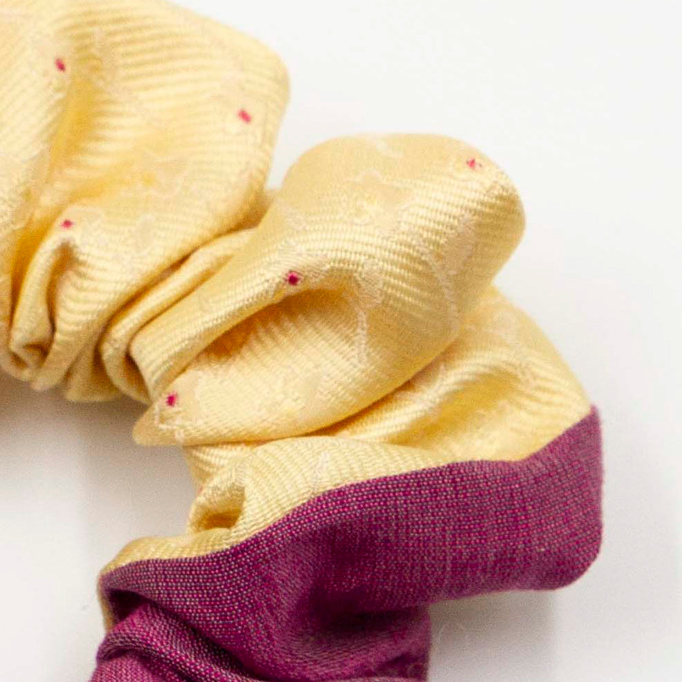 Colorblock scrunchie Zachte Zef