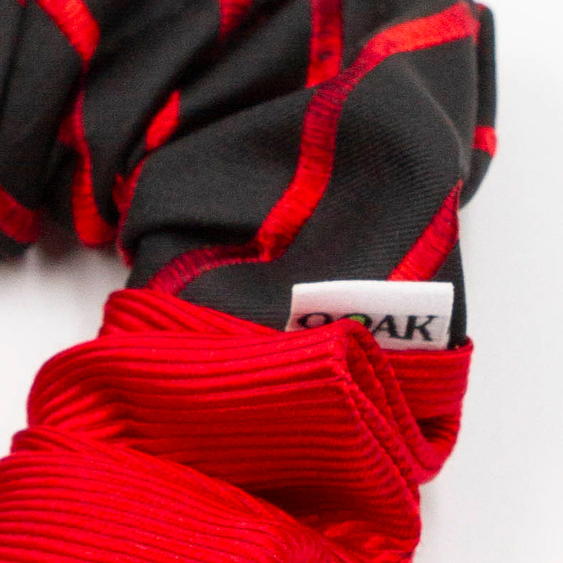 Colorblock scrunchie Rode Richard