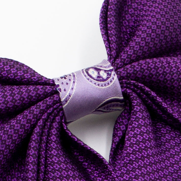 Haarstrik met lint Phill Purple