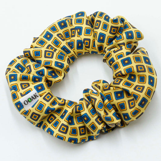 Scrunchie Vin Vierkantjes