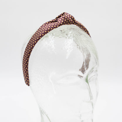 Path Purple – Tiara Headband with Knot