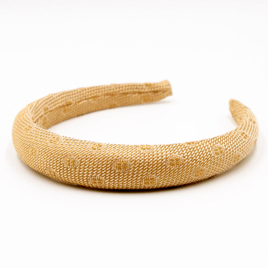 Golden Govert – Puffy diadeem haarband