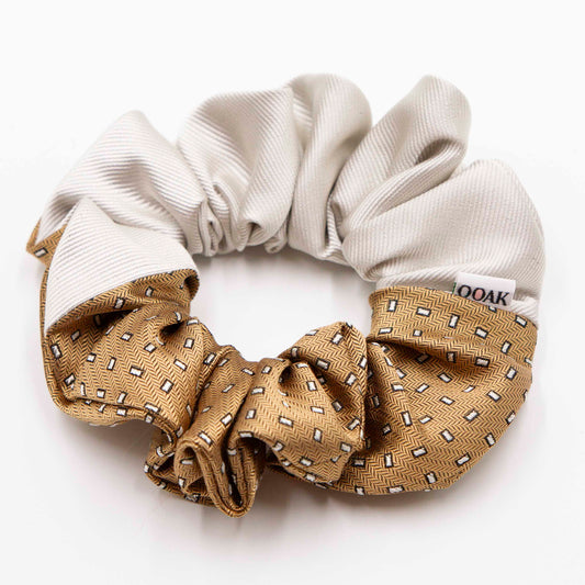Colorblock scrunchie Goos Gold