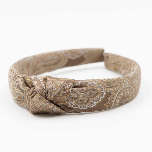 Siepje Sier- Diadeem haarband met knoop
