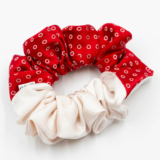 Colorblock scrunchie Renny Red