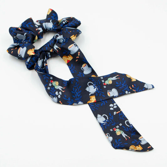 Scrunchie with ribbon Happy Victorius