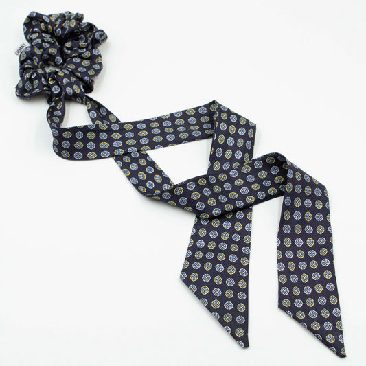 Scrunchie met lint Borry Blue
