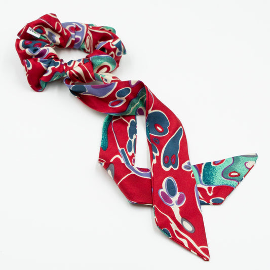 Scrunchie with ribbon Happy Victorius