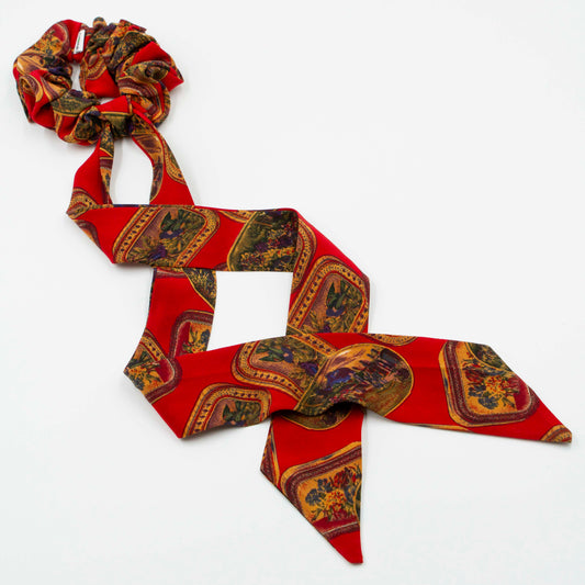 Scrunchie with ribbon Happy Victorius