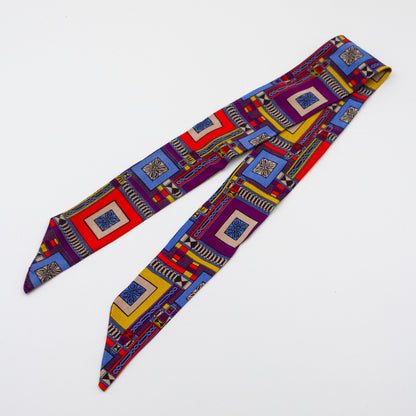 Twilly scarf – Path Paisley