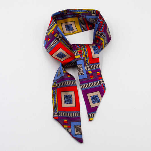 Twilly scarf – Path Paisley
