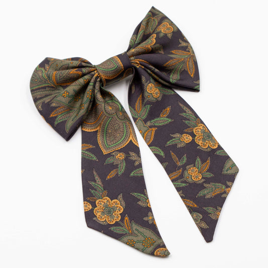 Haarstrik met lint Donkere Donnie