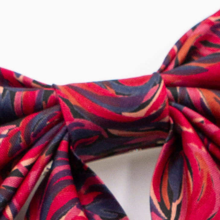 Haarstrik met lint Ross Roos