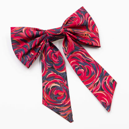 Haarstrik met lint Ross Roos