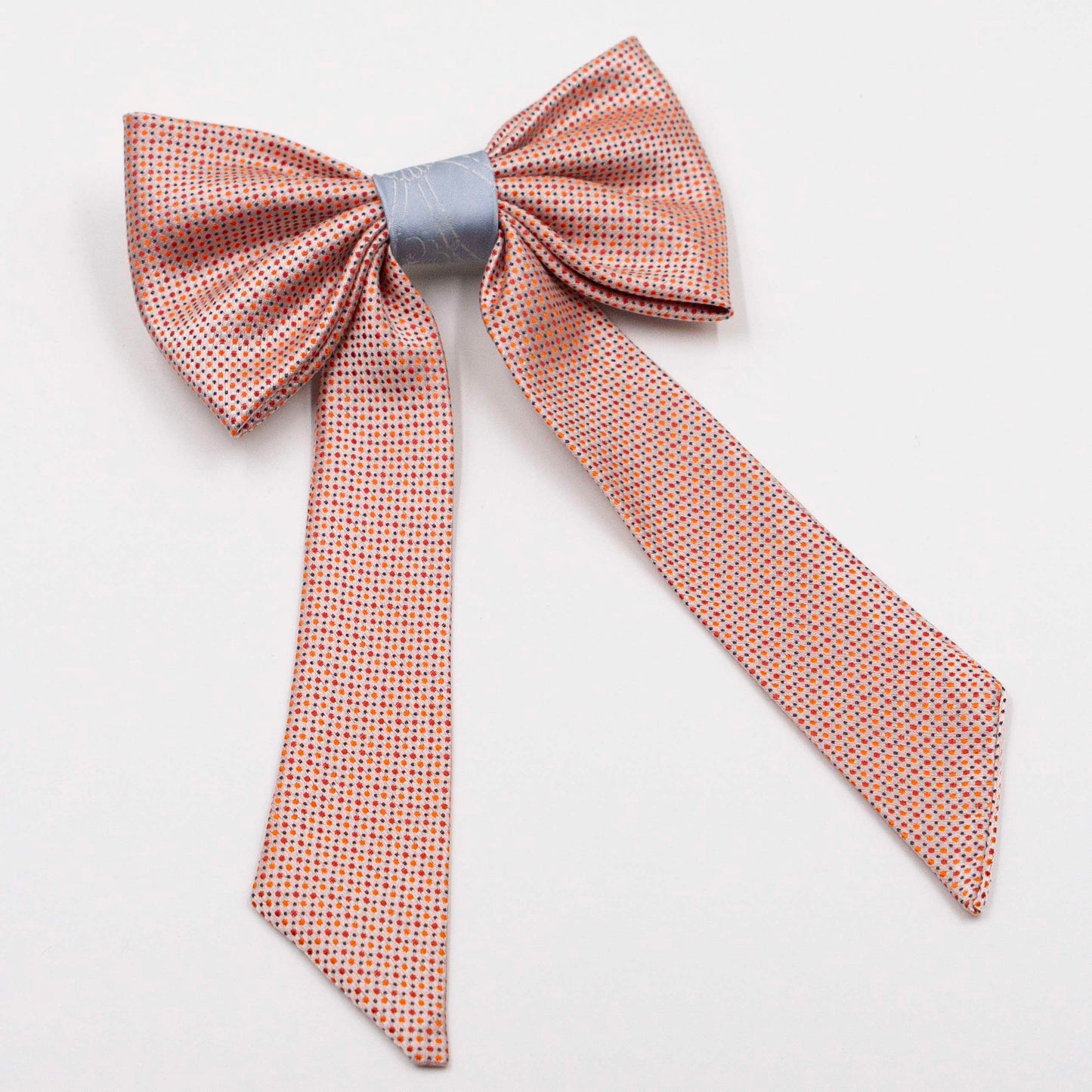 Haarstrik met lint Zef Zalm