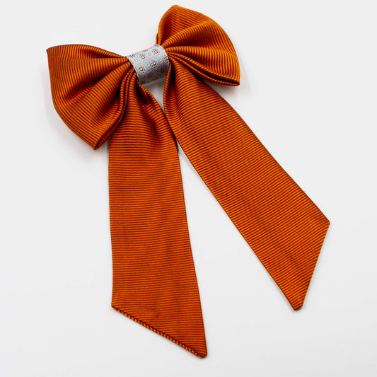 Haarstrik met lint Bruine Barend