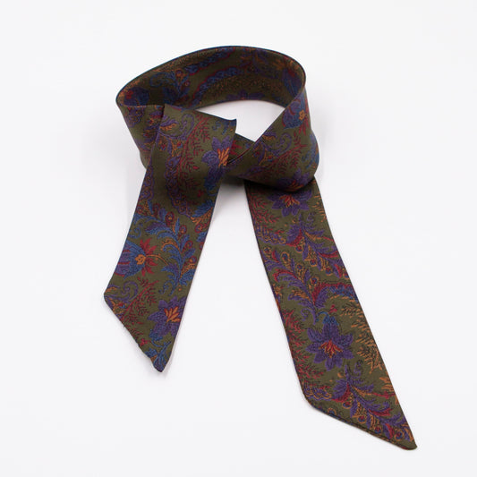 Twilly scarf – Path Paisley