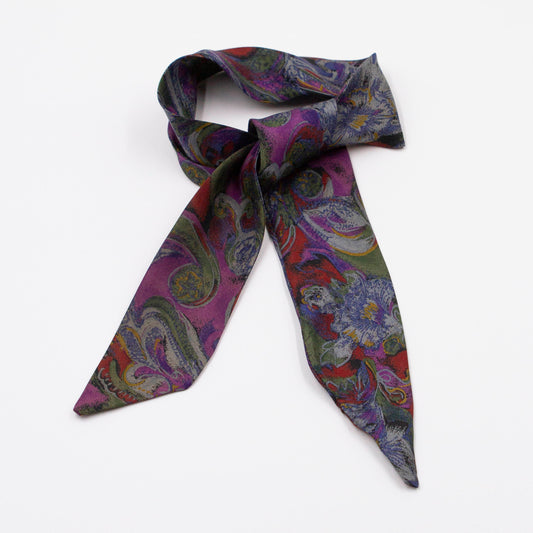 Twilly scarf – Path Paisley