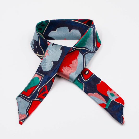 Twilly scarf – Path Paisley