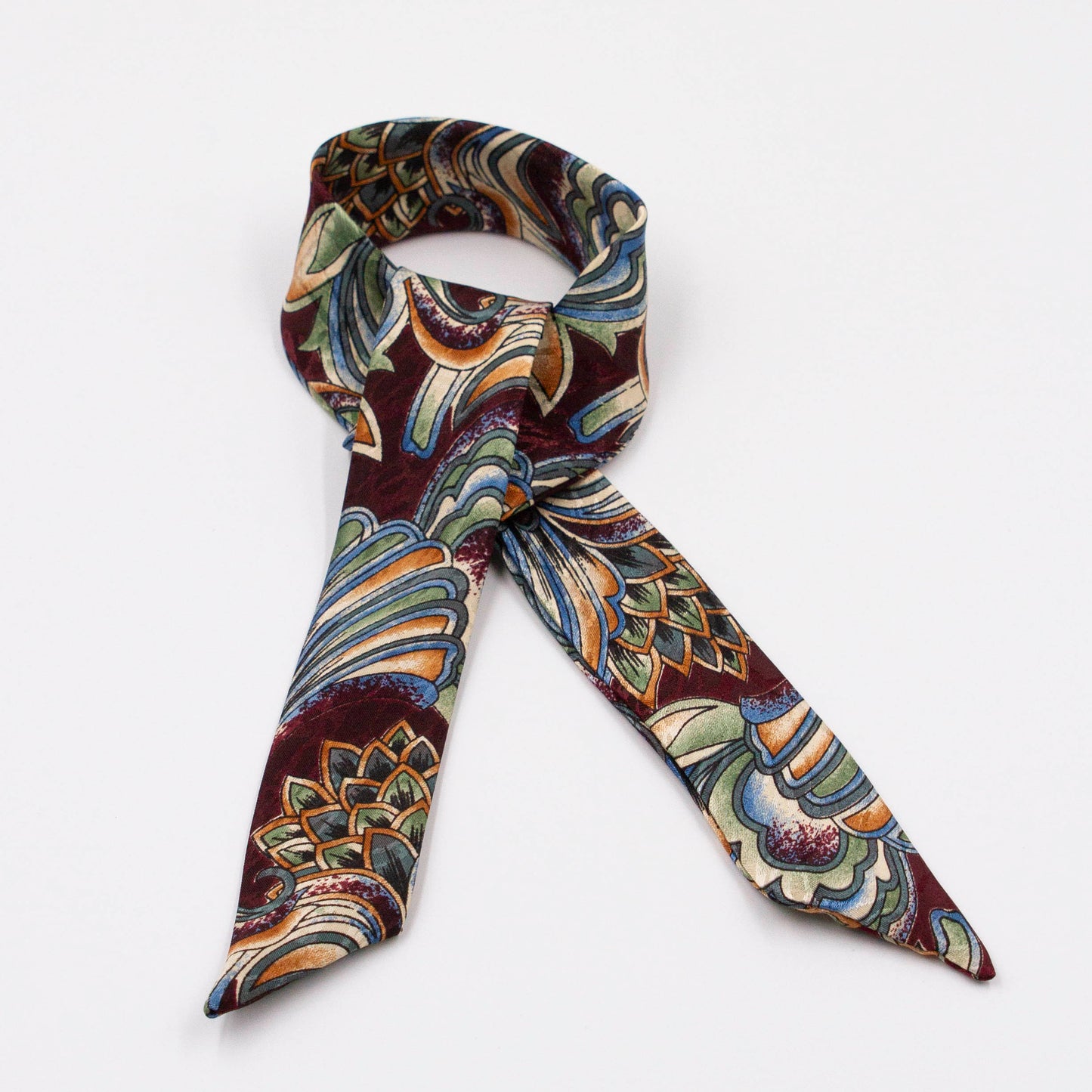 Twilly scarf – Path Paisley