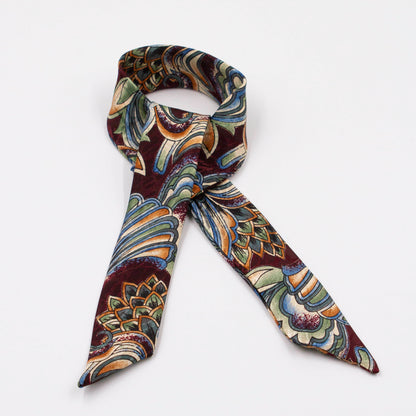 Twilly scarf – Path Paisley