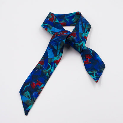 Twilly scarf – Path Paisley