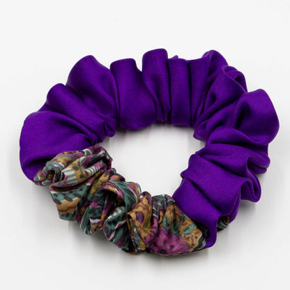 Colorblock scrunchie Frits Flower