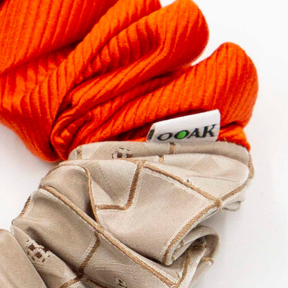 Colorblock scrunchie Dirk Detail