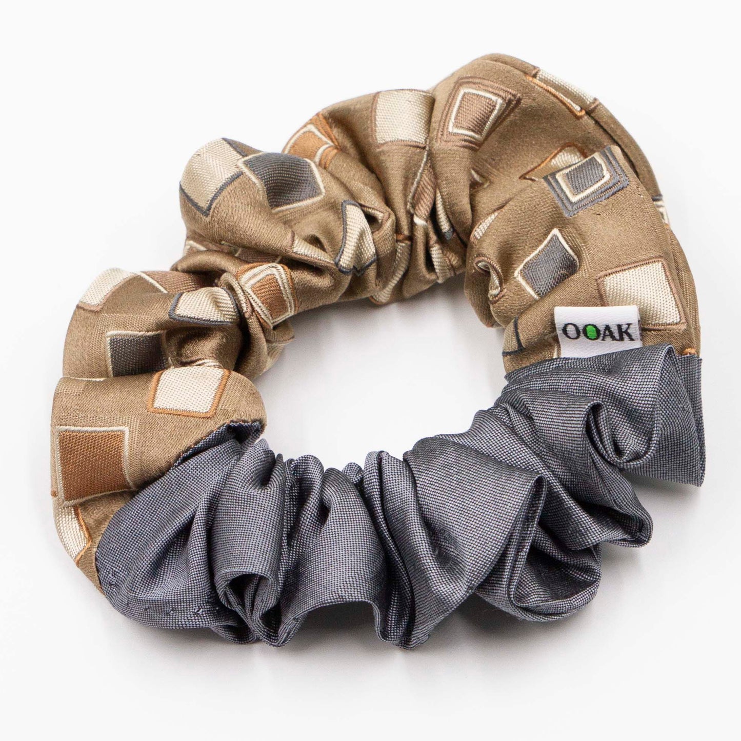 Colorblock scrunchie Vic Vierkant