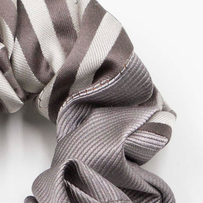 Colorblock scrunchie Gijs Grijs