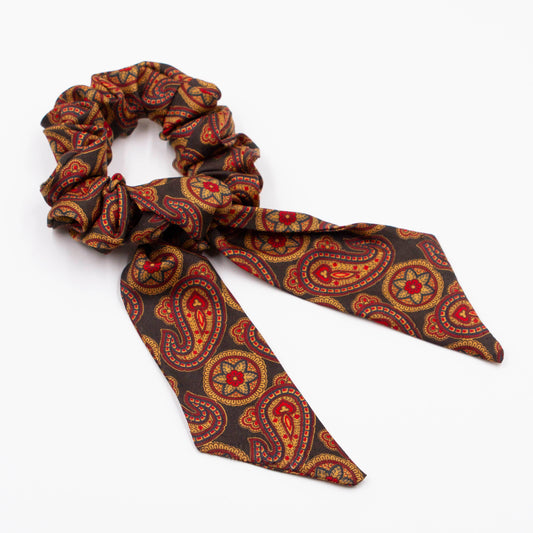 Scrunchie with ribbon Happy Victorius