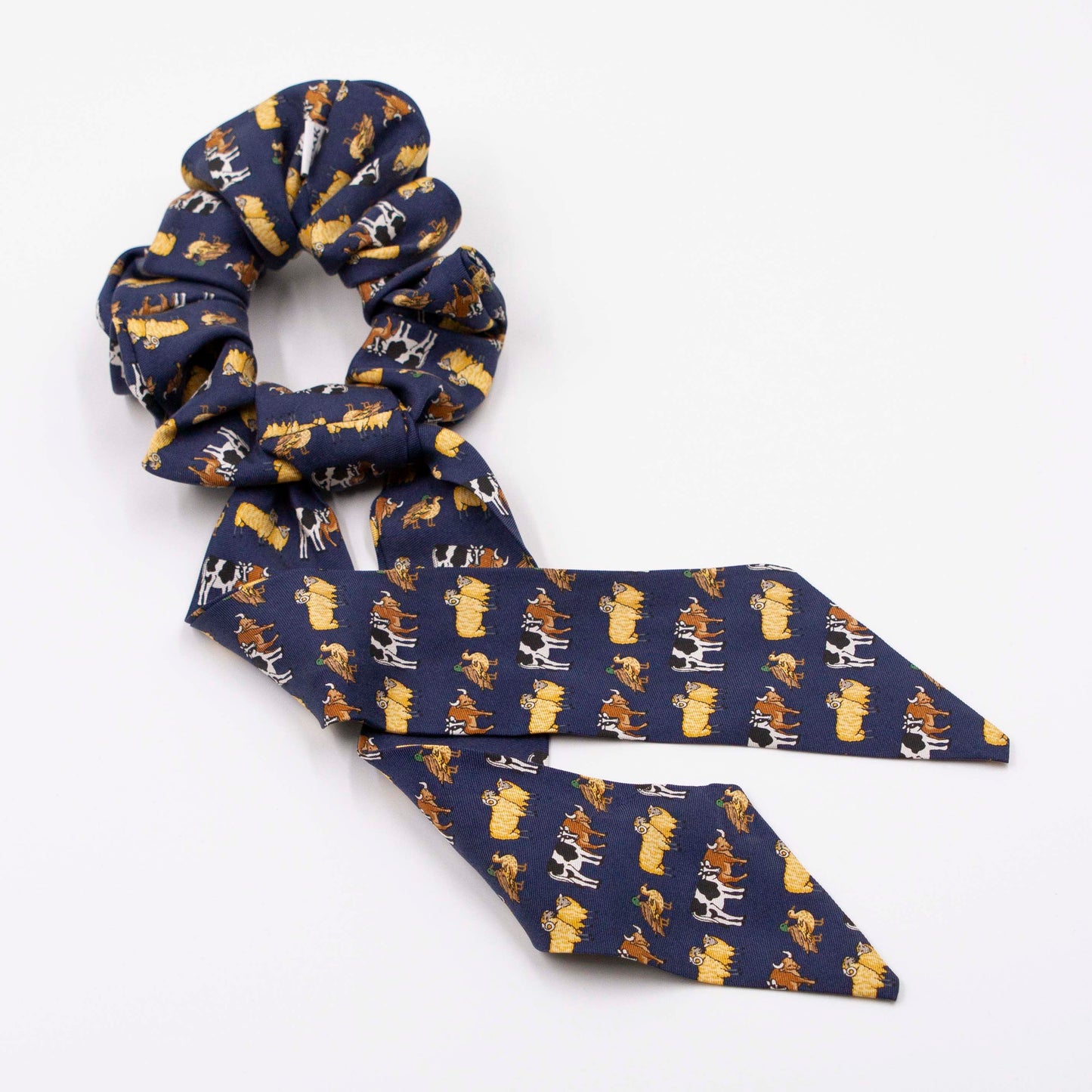 Scrunchie met lint Frans Farm